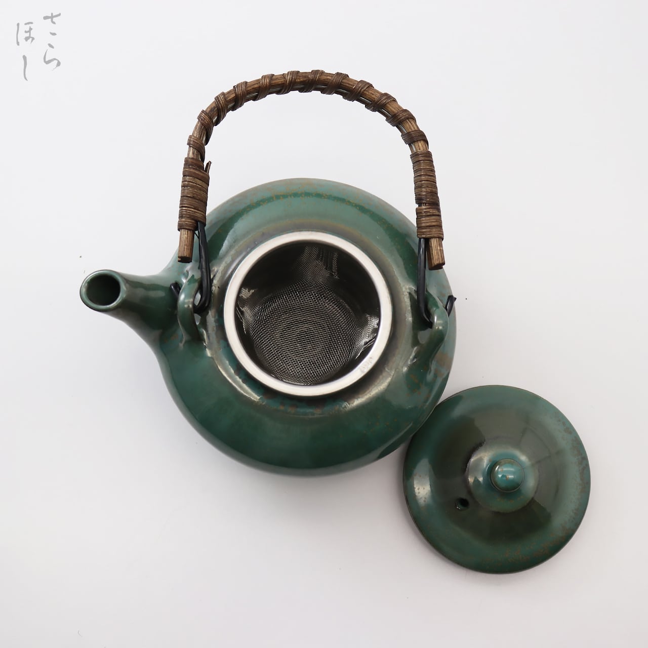 小鹿田焼 小袋窯 3合緑釉土瓶 直径約11.8cm 陶器 和食器 民藝 | 小鹿田