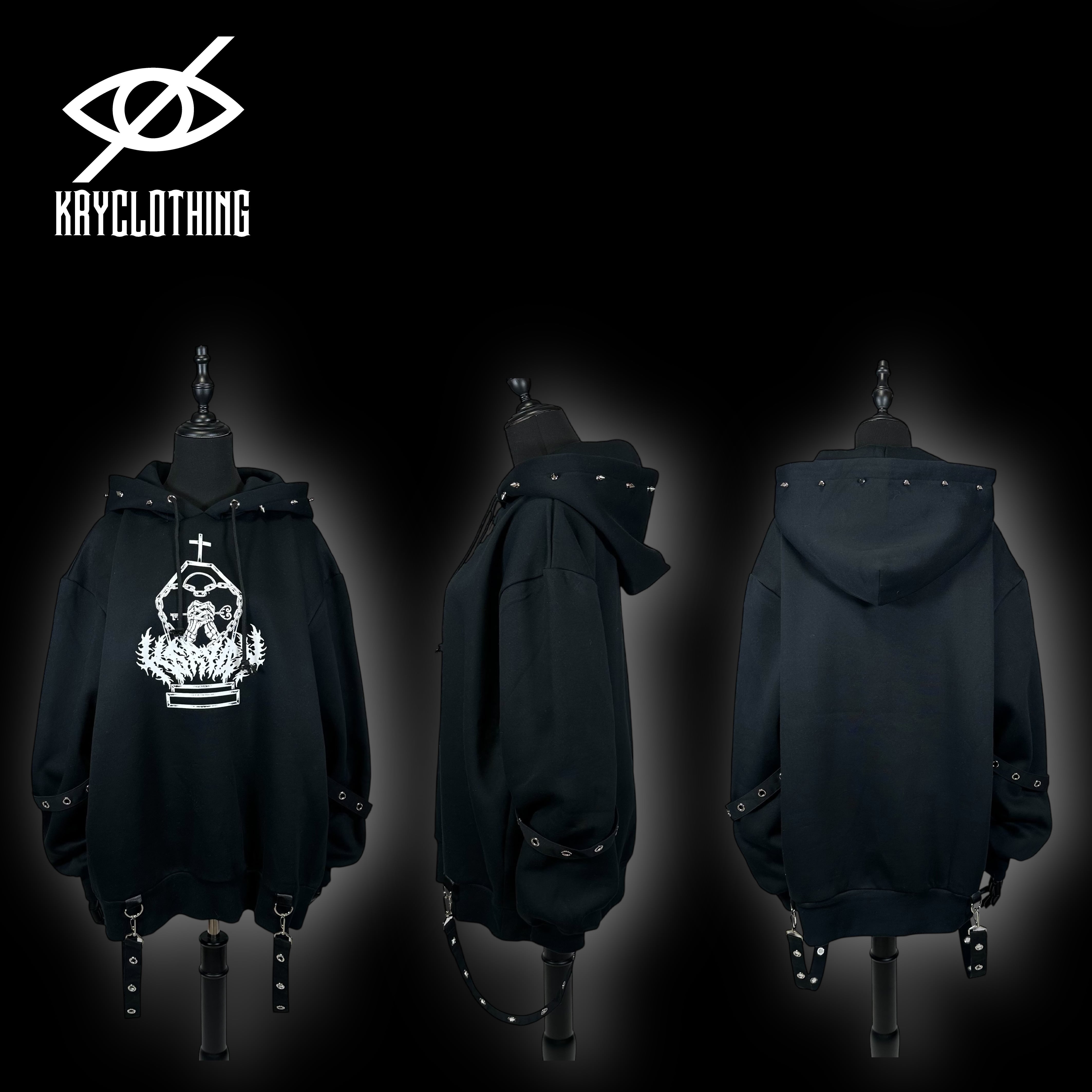 harness belt hoodie」 | KRY clothing