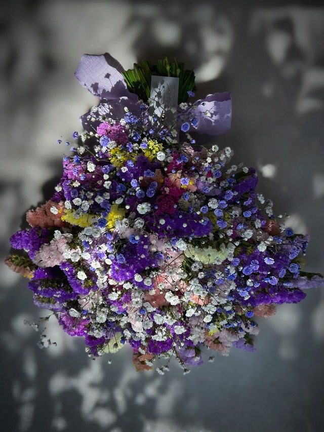 お花の絨毯スワッグ