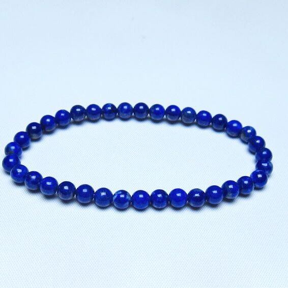 ラピスラズリ ブレスレット 5mm 一点物 メール便可 [M便 1/10] 111-48415