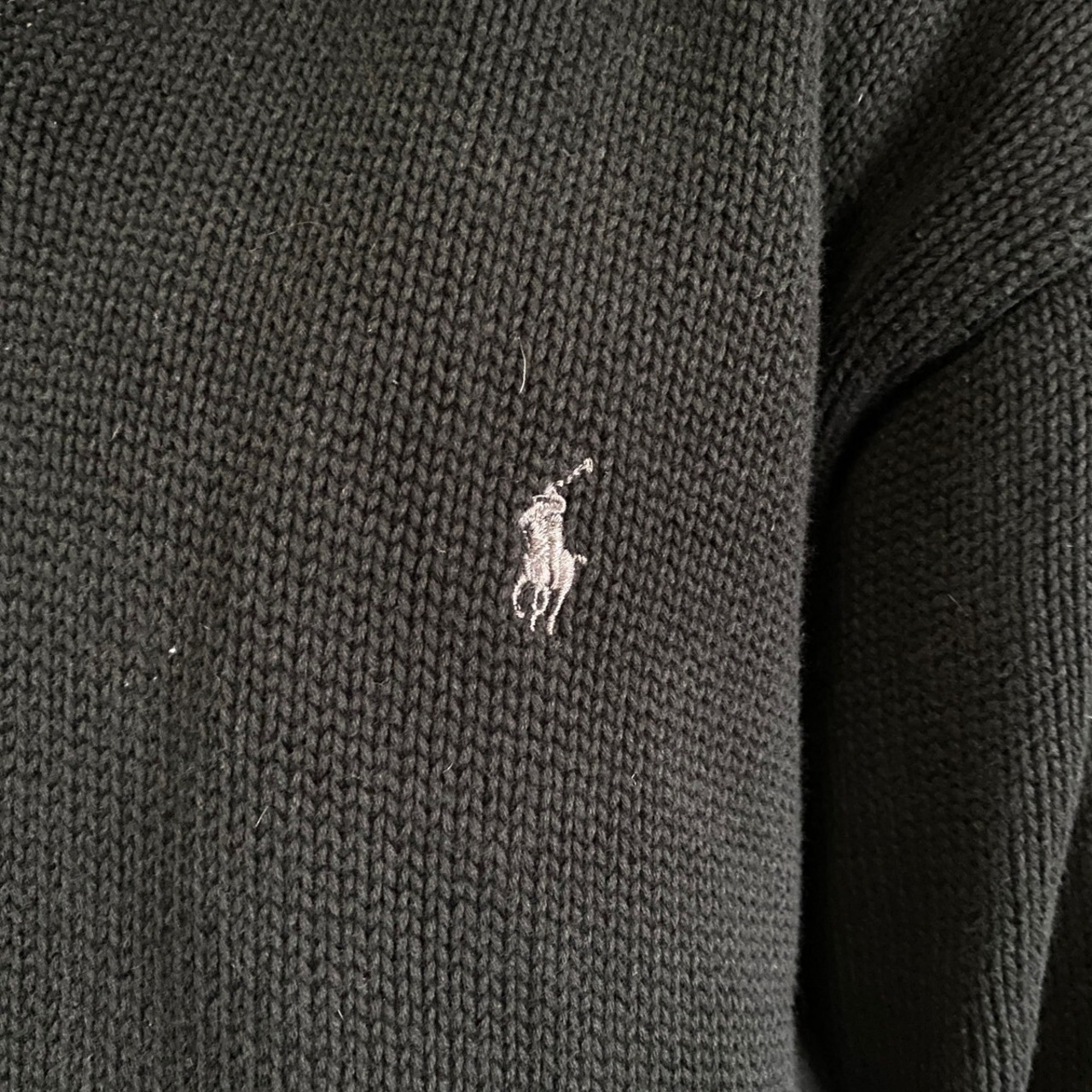 90年代 ポロバイラルフローレン スキッパーカラー コットンニット 
