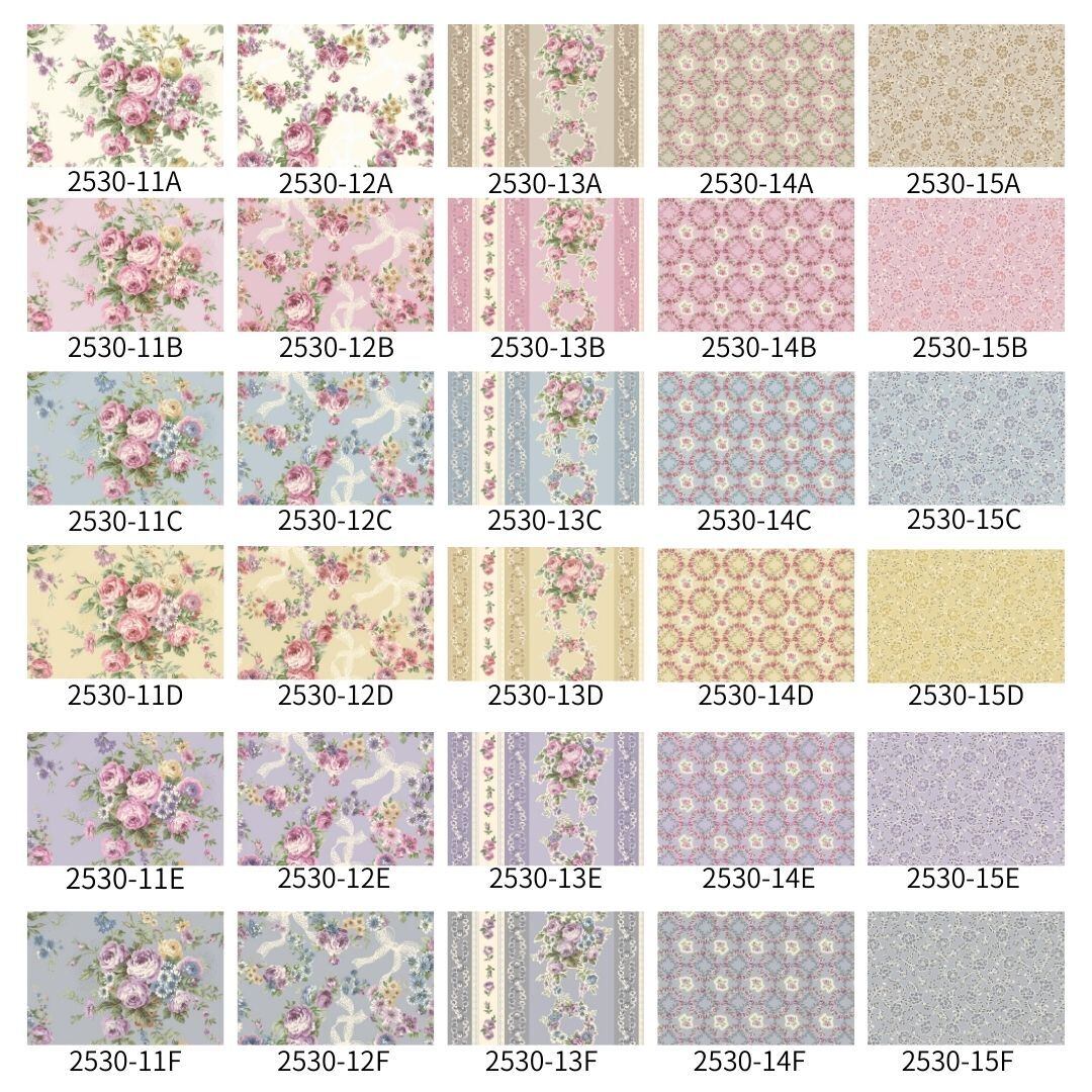2530-11E】 Rose Wreath キルトゲイト ルルブーケ QUILTGATE