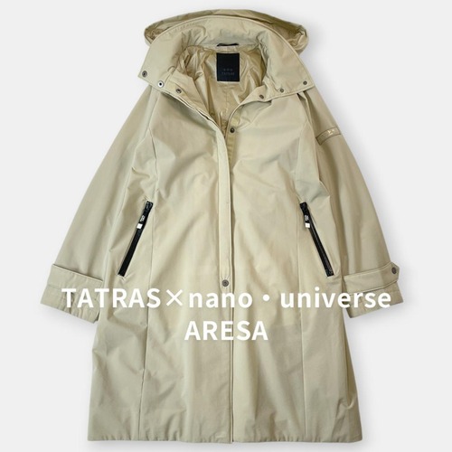 美品 TATRAS ナノユニバース ARESA スプリングコート 2 ベージュ / J&NREUSE レディース アウター