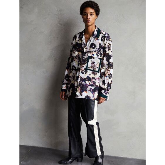 TAUPE/トープ　side line pants TAUPE/トープ/FUKURE JQ SIDE-LINE PANTS/BLACK/ブラック