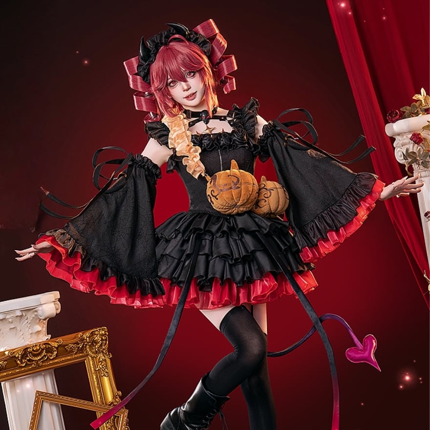 イベント衣装 ハロウィン 学園祭 コスプレ衣装 小悪魔 コスチューム