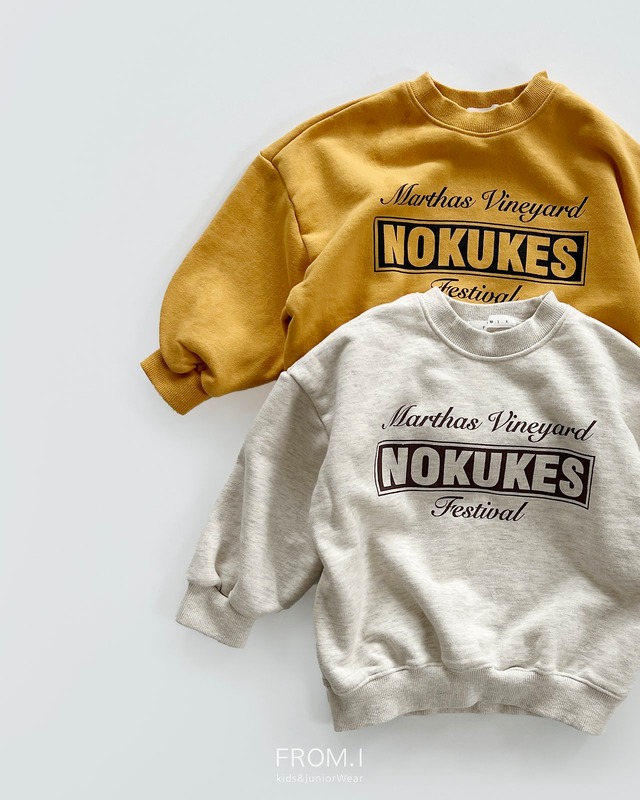 【取寄】from.i｜no cooks sweatshirt｜ノークックスウェット｜S-JL｜kids&jr｜26 autumn