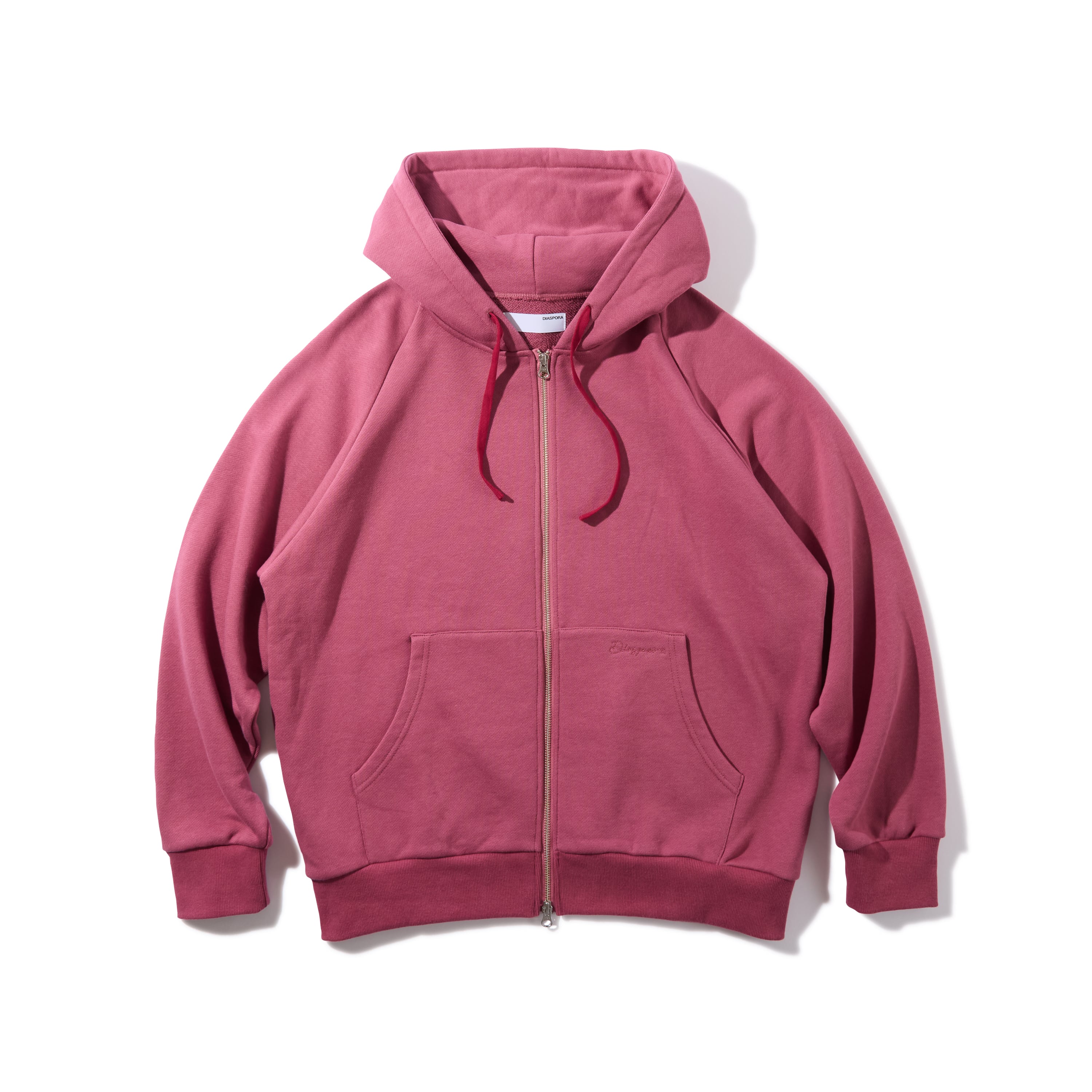 Diaspora Skateboards】Hayes Full Zip Hooded Sweatshirt(Wine)〈国内