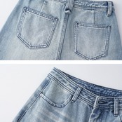 ローライズ ワイド デニムパンツ 　　 00063