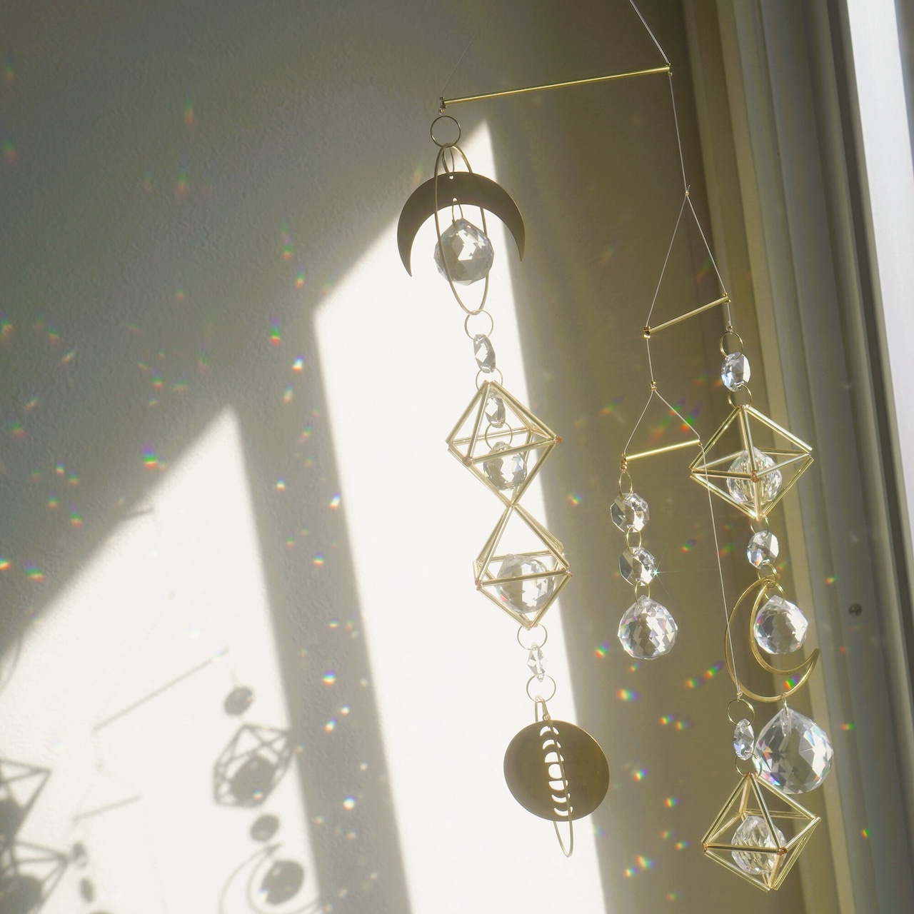 Libra M - Golden Moonlight / リブラ / Light Healing Crystal Suncatcher