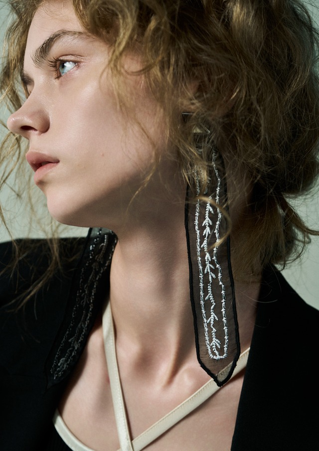 【27SS | 先行予約】FUMIE TANAKA フミエタナカ / ピアス / ribbon pierce