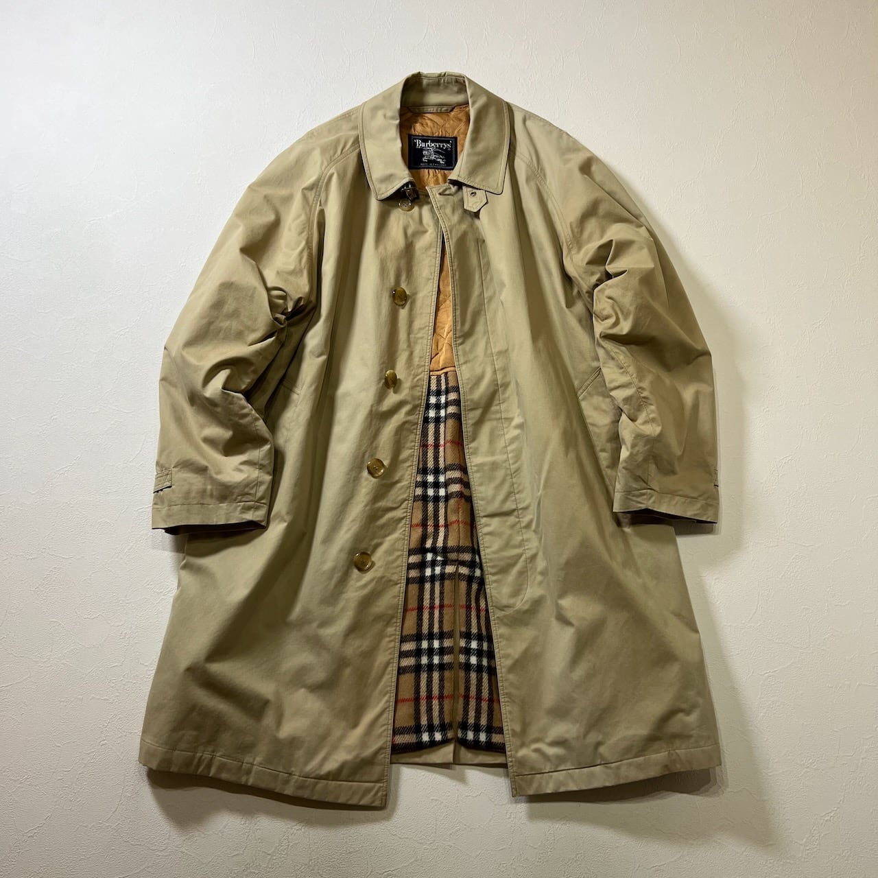 80s〜90s UK Burberry Burberrys' ノバチェック チンスト ライナー
