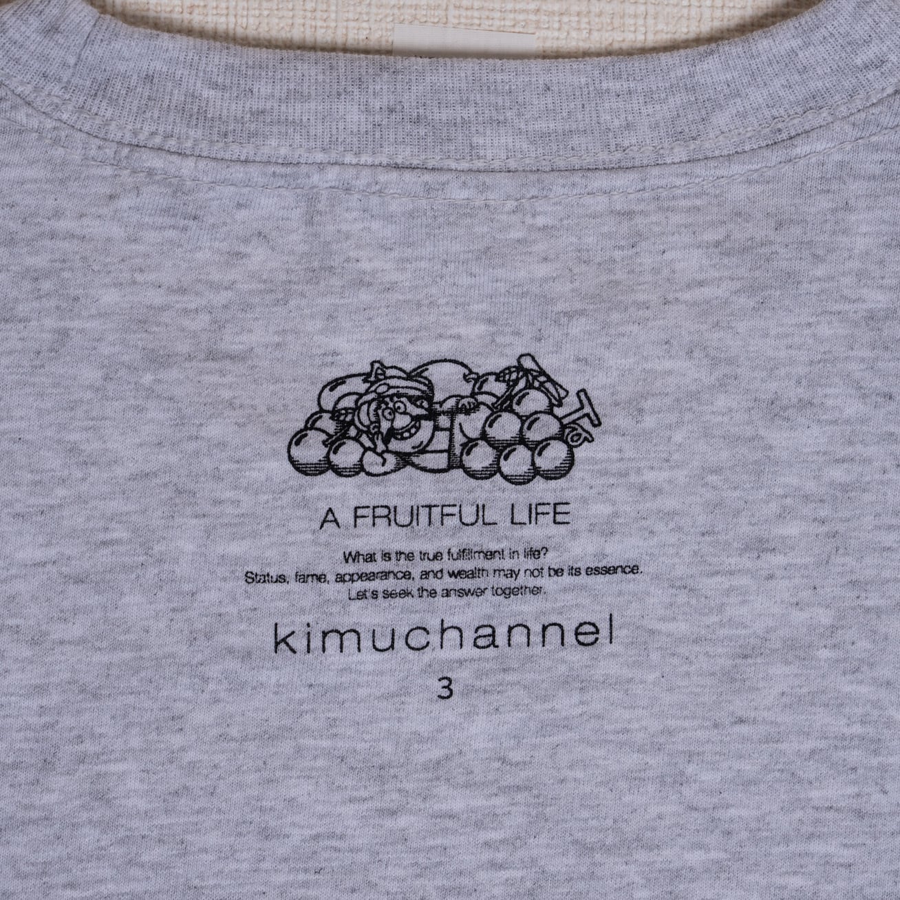 きむちゃんねる2パックTEE（黒・グレーセット） | kimuchannel