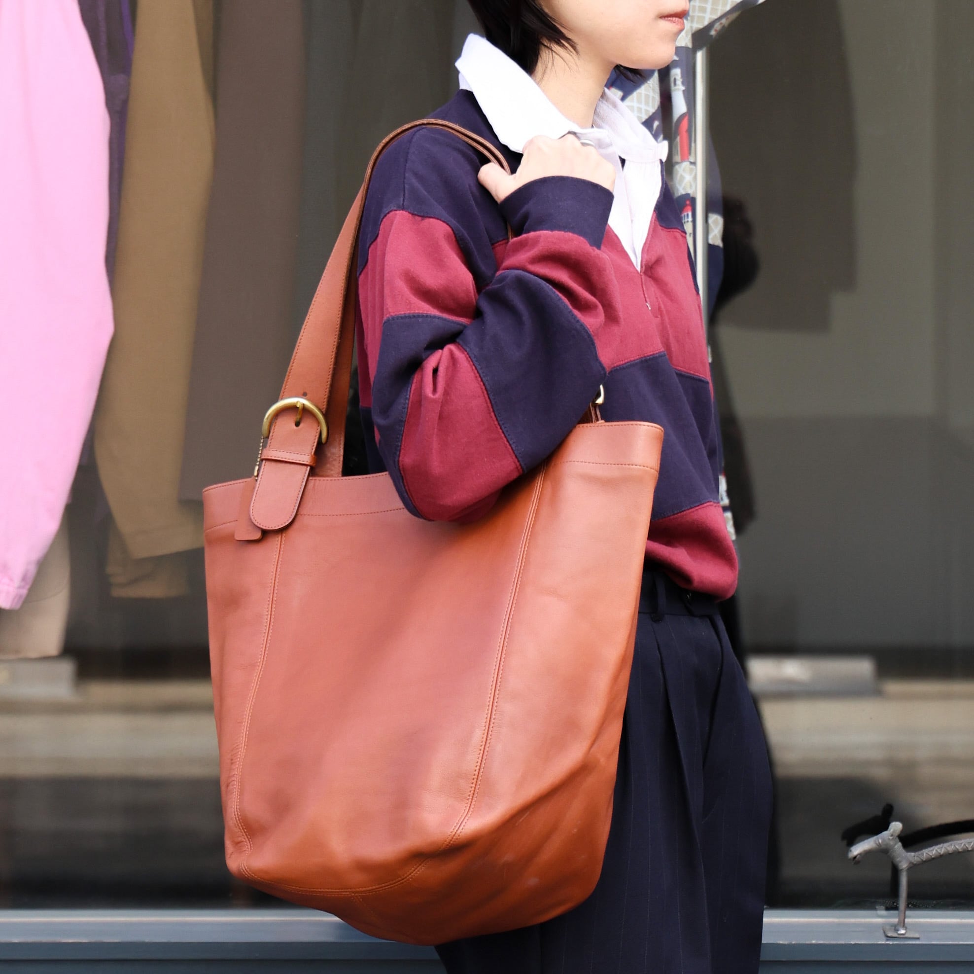 80~90s Coach Leather Toto Bag