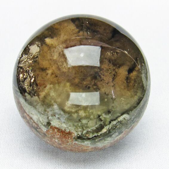 ガーデンクォーツ 丸玉 虹入り スフィア 水晶玉 58mm  151-2536