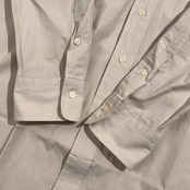 90s 00s Polo by Ralph Lauren ポロ ラルフローレン ANDREW 無地 長袖 ワイシャツ ドレスシャツ 41-84 /ベージュ系 メンズ ビンテージ