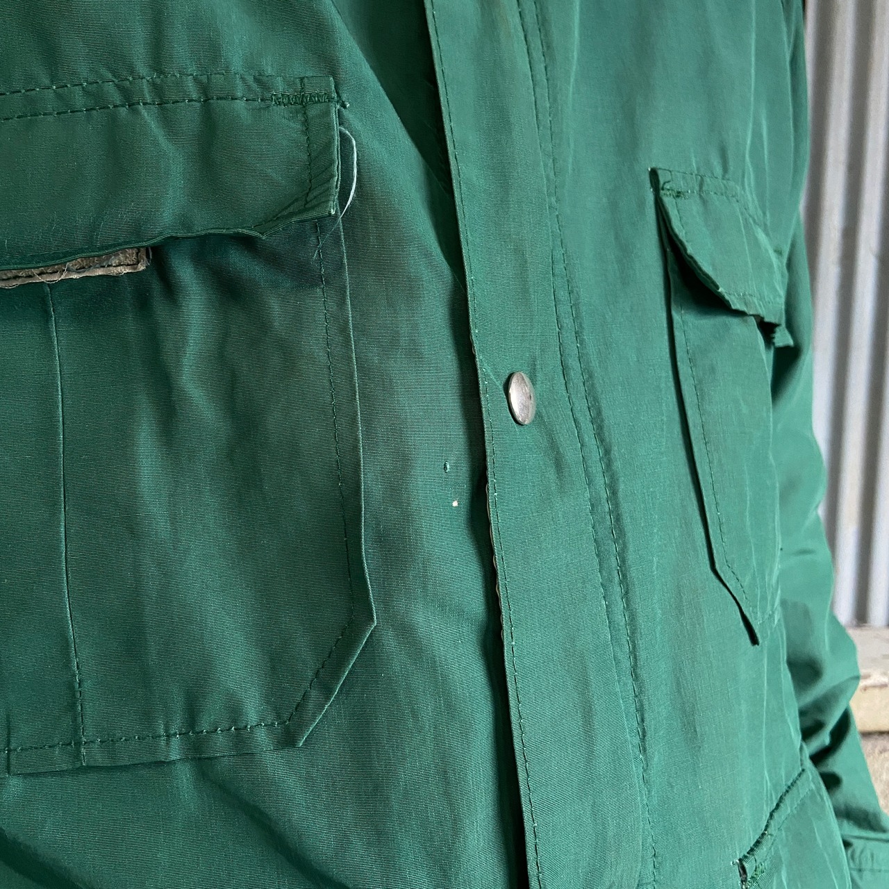 70年代 L.L.Bean エルエルビーン 筆記体タグ 60/40クロス マウンテン 