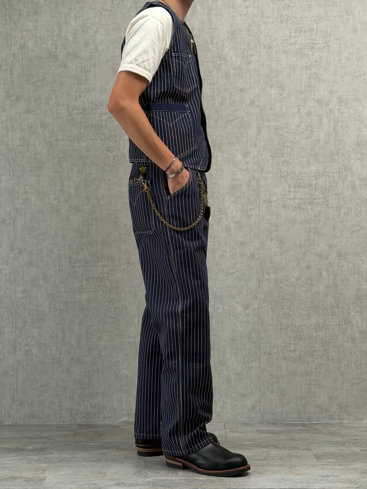 Classic Wabash Stripe Straight Pants