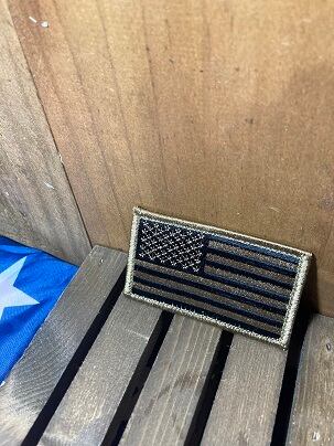 ミリタリー ベルクロ ワッペン 星条旗 OCPカラー 左肩用 PM0120V