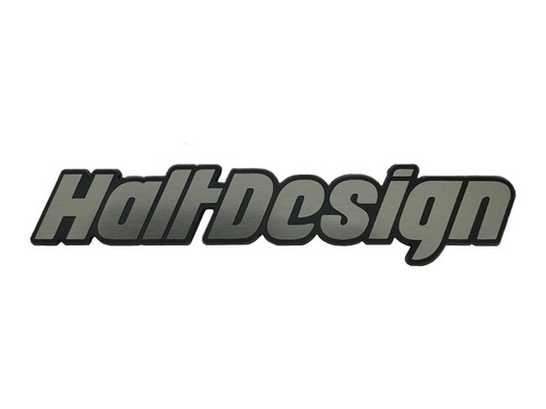 HALT エンブレム ロゴ シルバーヘアライン Ver6