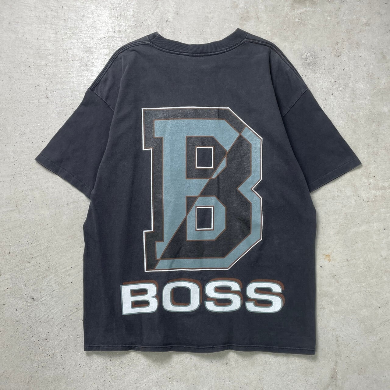 90年代 USA製 BOSS ボス プリントTシャツ ヒップホップ メンズXL相当 