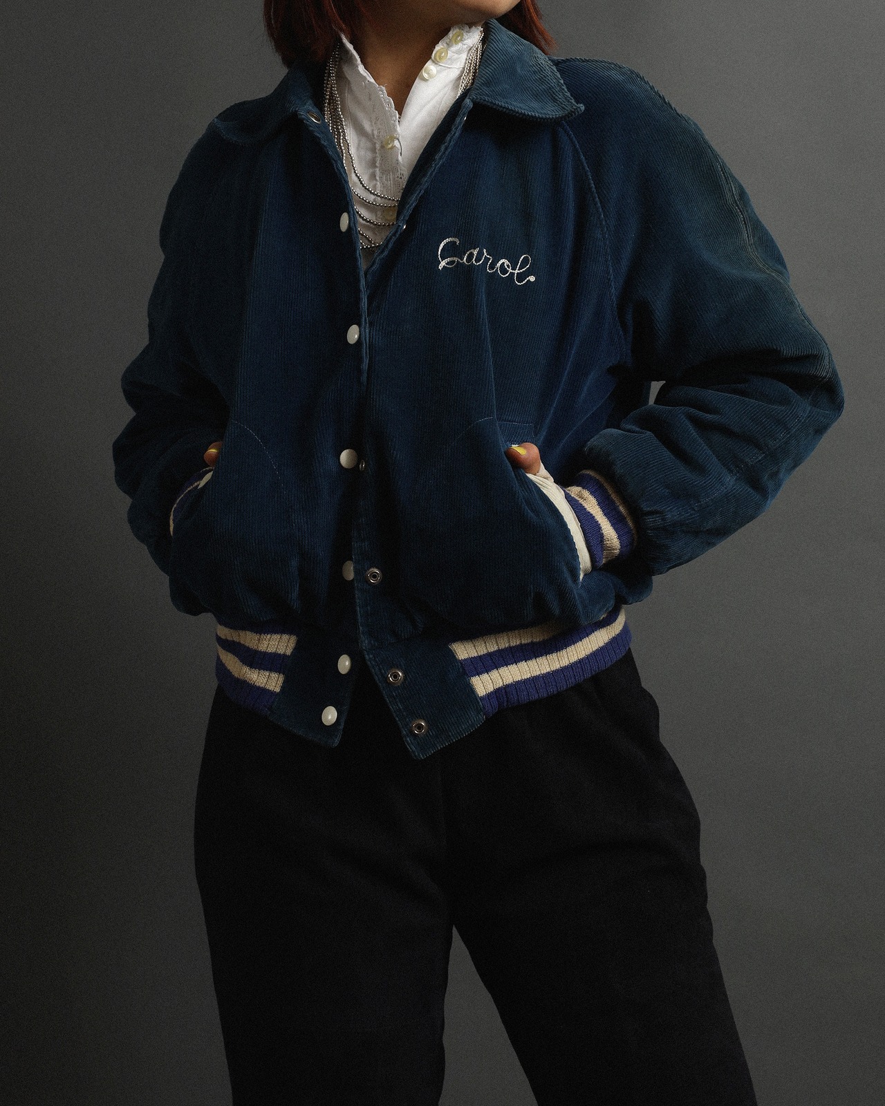 1960-70's Delta Kappa Omega / Corduroy Varsity Jacket