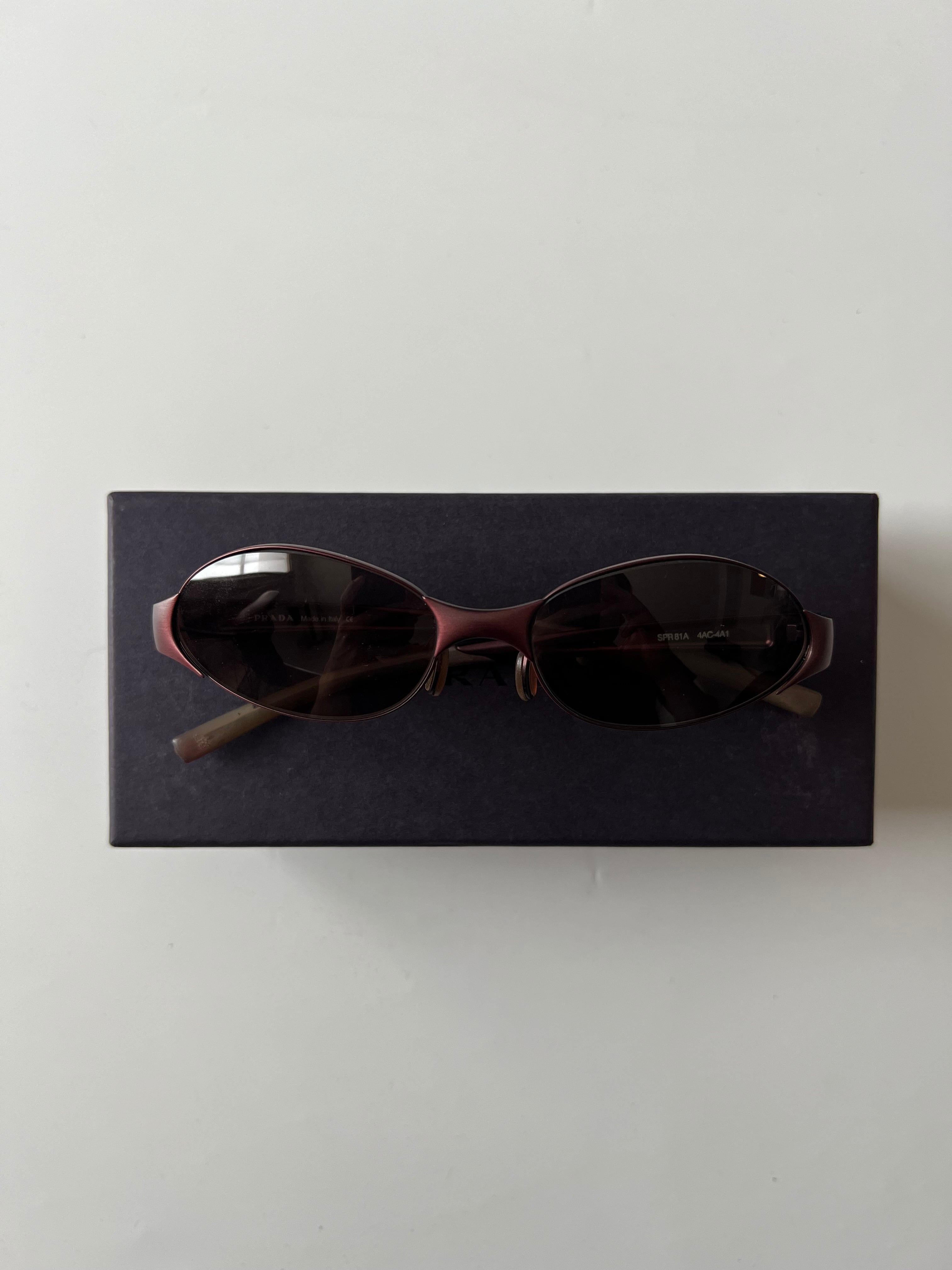 PRADA ARCHIVE METALLIC SUNGLASSES 00s | triptraproll 