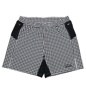 ranor(ラナー) HOUNDSTOOH MIDDLE SHORTS WHITE×BLACK