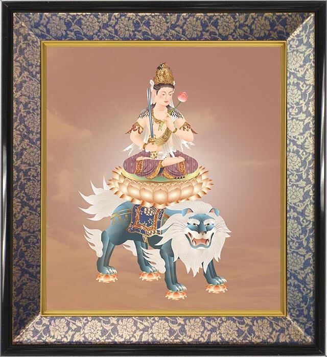 薬師如来（色紙額） | 復興菩薩とデジタルアート仏画〜松井光雲
