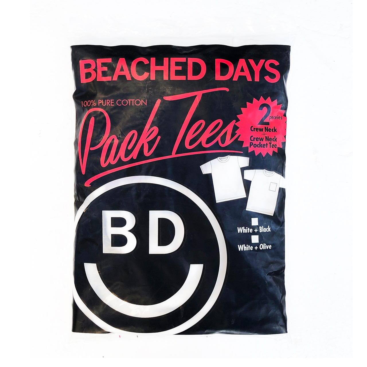 BEACHED DAYS ビーチドデイズ / パックTee