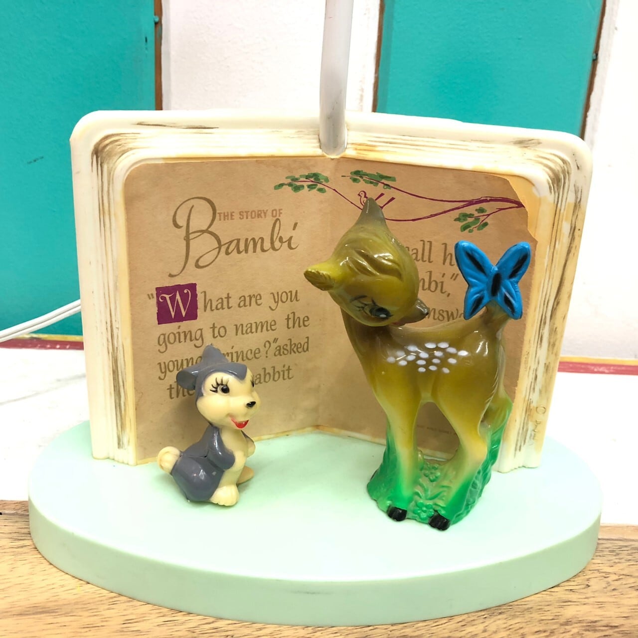 ◆送料無料!◆★Vintage Disney Bambi Table lamp【ヴィンテージ バンビ テーブルランプ】 | THE  PUPPEZ☆e-shop　/ ザ　パペッツ松本-WEBショップ powered by BASE