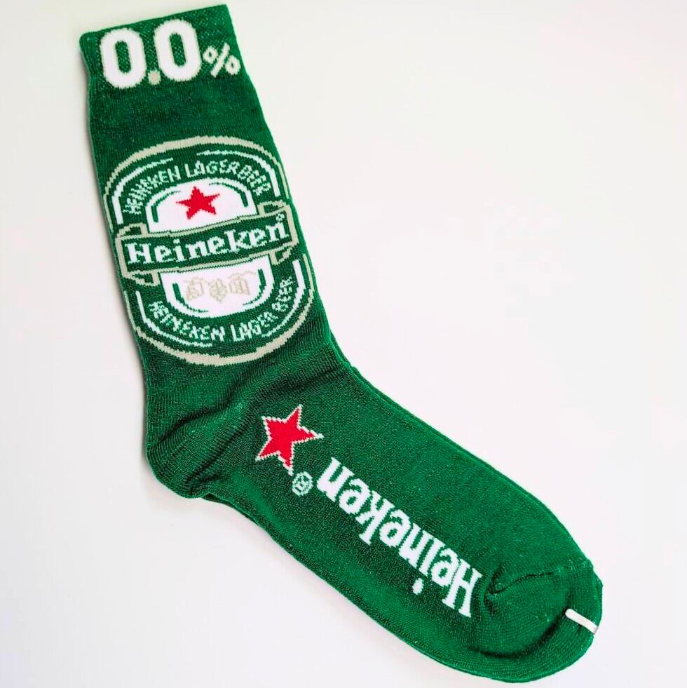 【 Heineken  / ハイネケン 】 crew socks / クルーソックス〚アメリカン雑貨 アメトイ〛