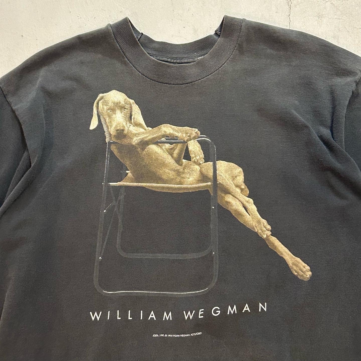 90s WILLIAM WEGMAN t-shirt【高円寺店】 | What