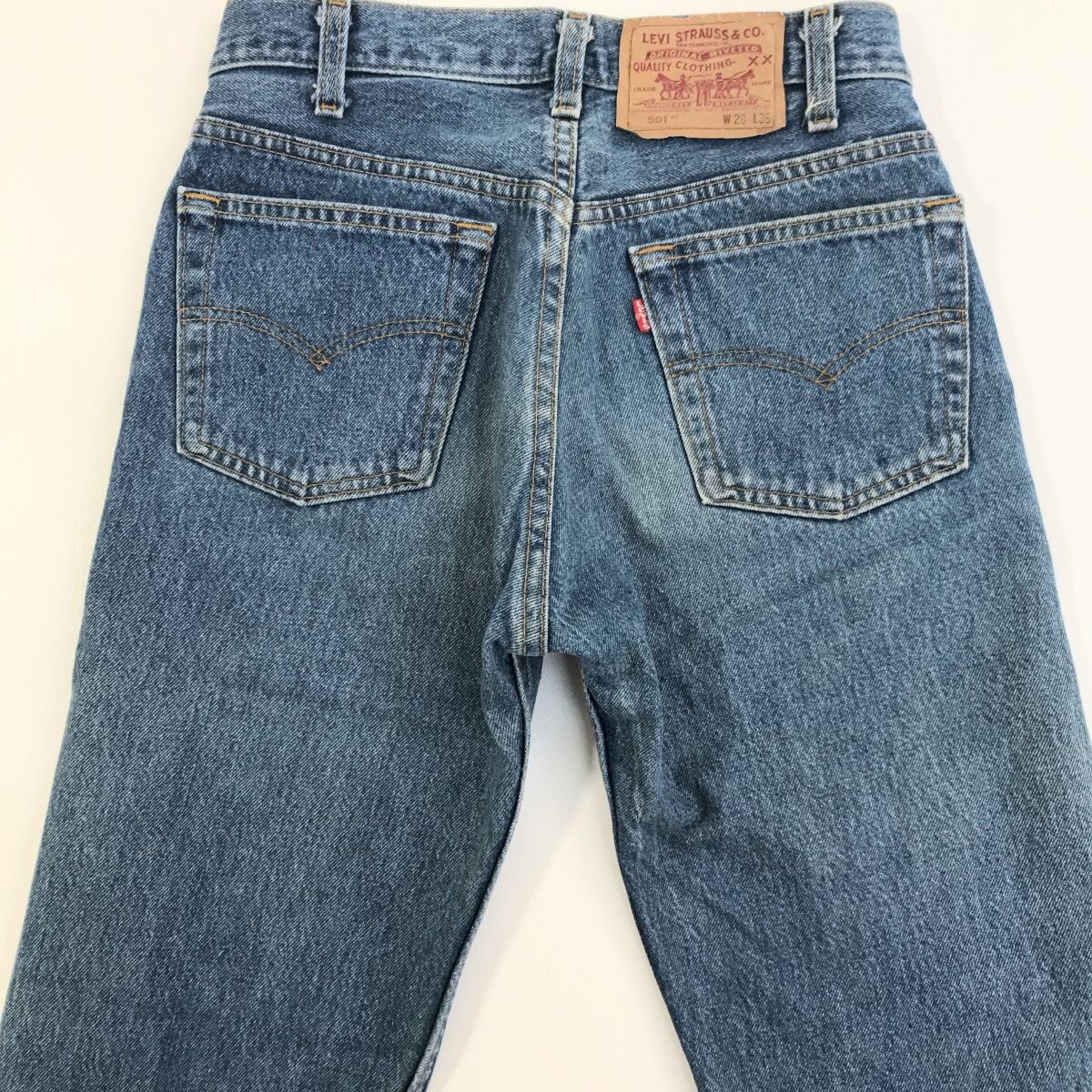 LEVI'S リーバイス 90年代 USA製 501- 0000 刻印 520 ブルー W28 L36