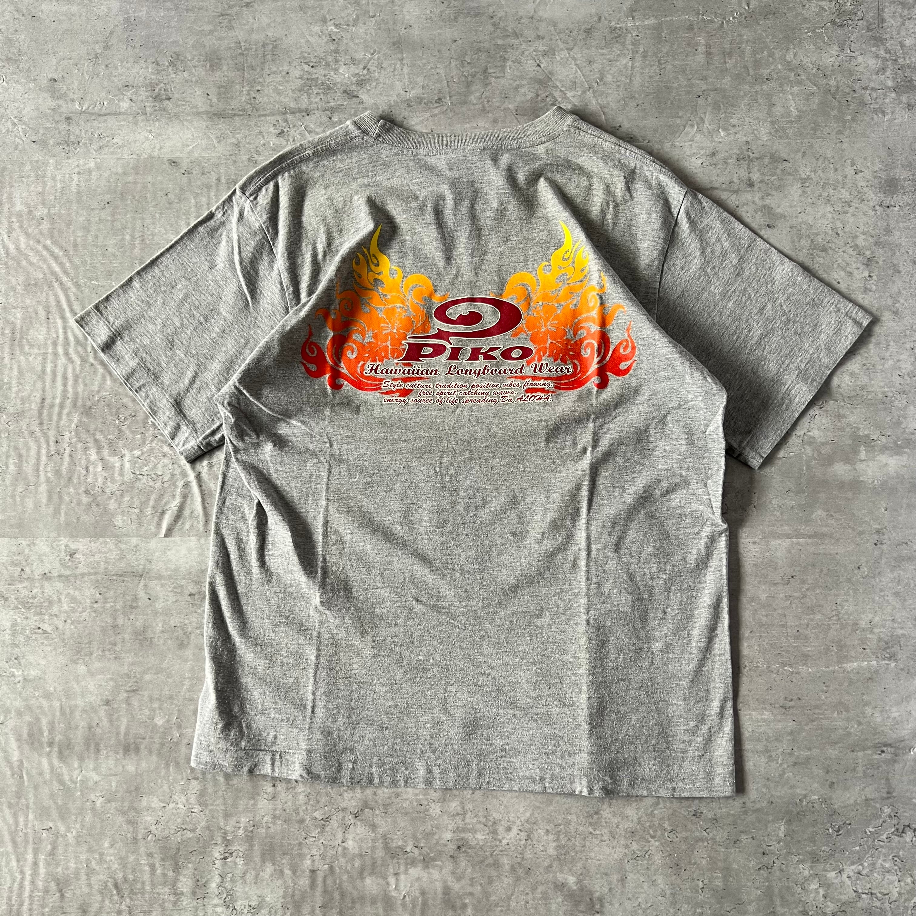 90s PIKO OLD SURF トライバル ロング Tシャツ スケーター - Tシャツ