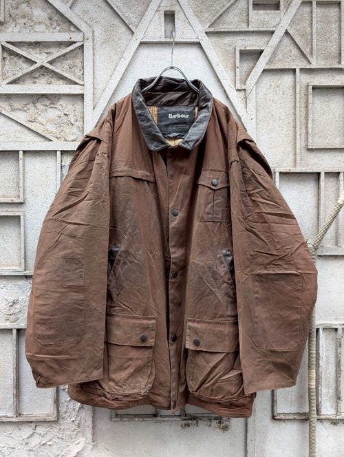 "BARBOUR - BUSHMAN -" wax cotton jacket