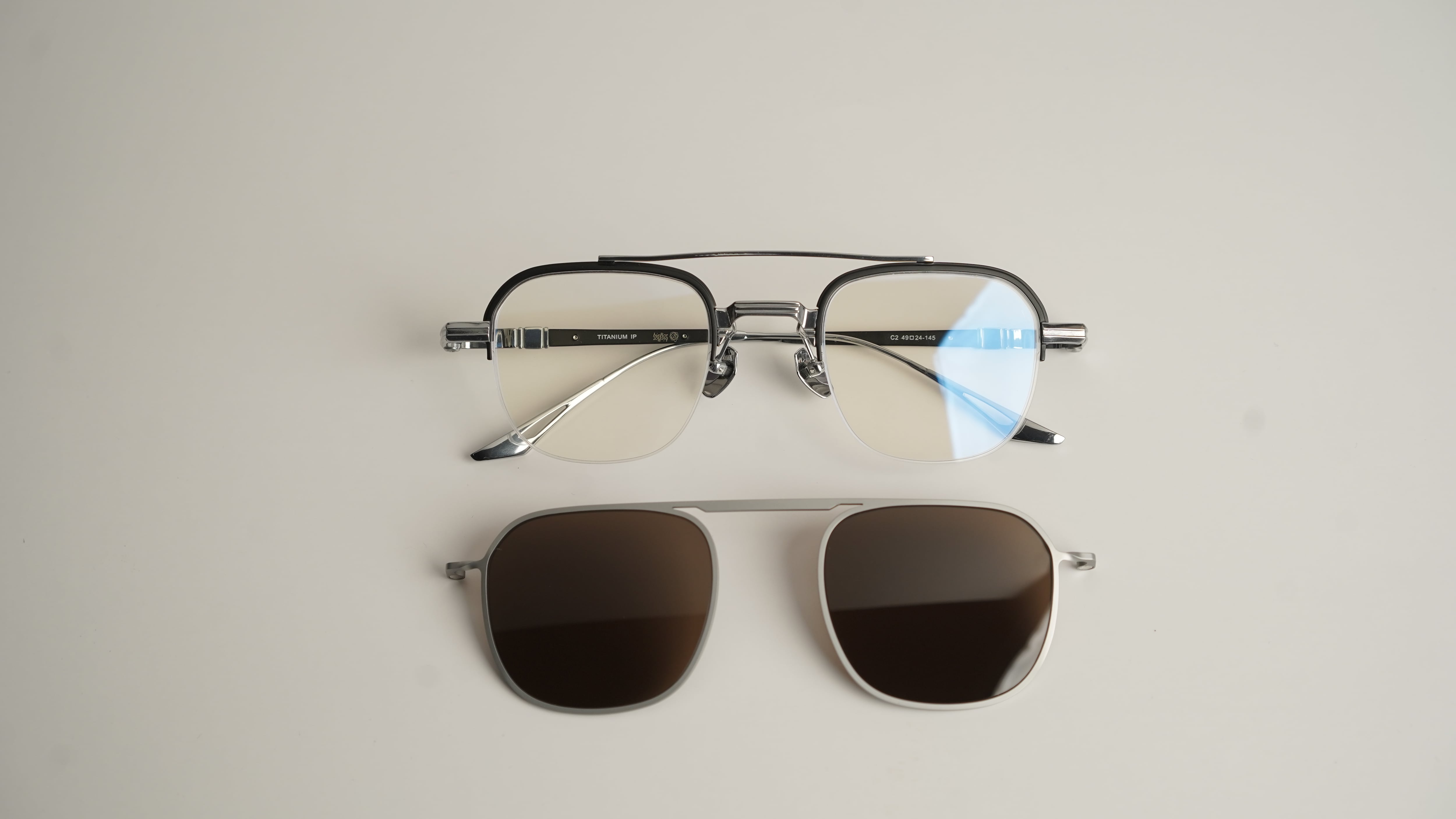 ヴィベカ　bieRce 403 SILVER FRAME スモークブラウン bieRce 403 SILVER FRAME | bieRce
