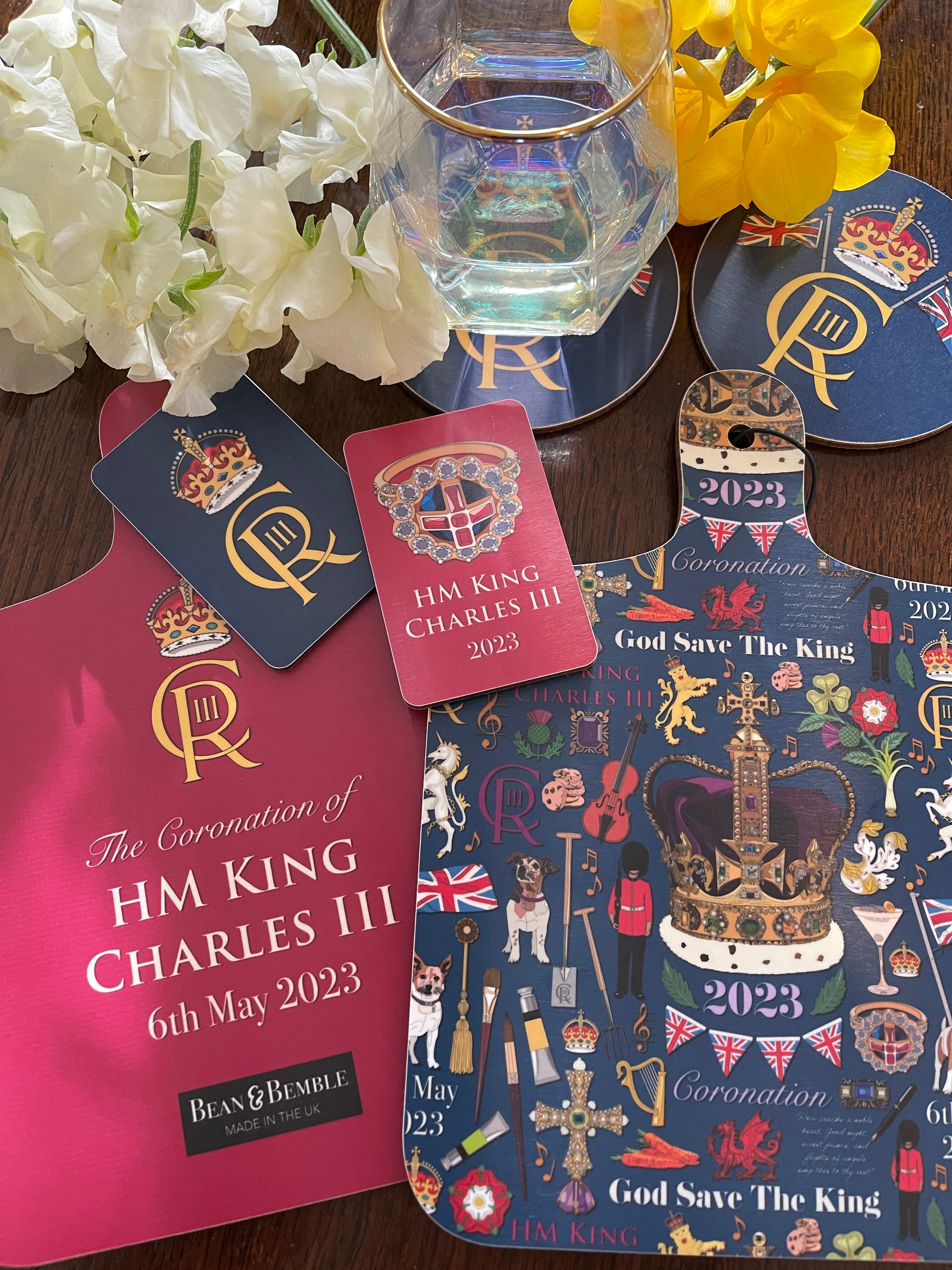 ◆限定品◆ チャールズ国王 戴冠式 コースター King Charles III Coronation Coaster