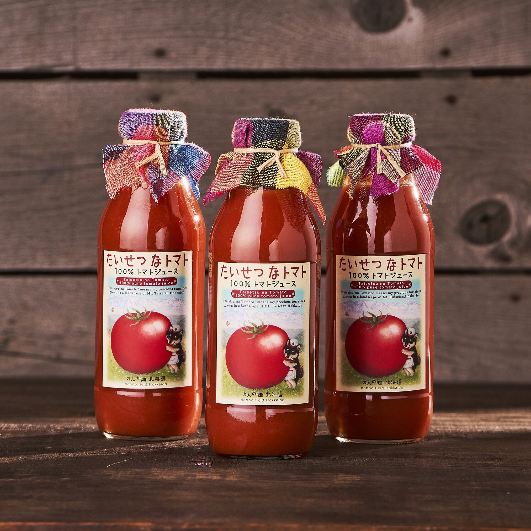 トマトジュース たいせつなトマト 500ml 12本入 | のんの畑 北海道