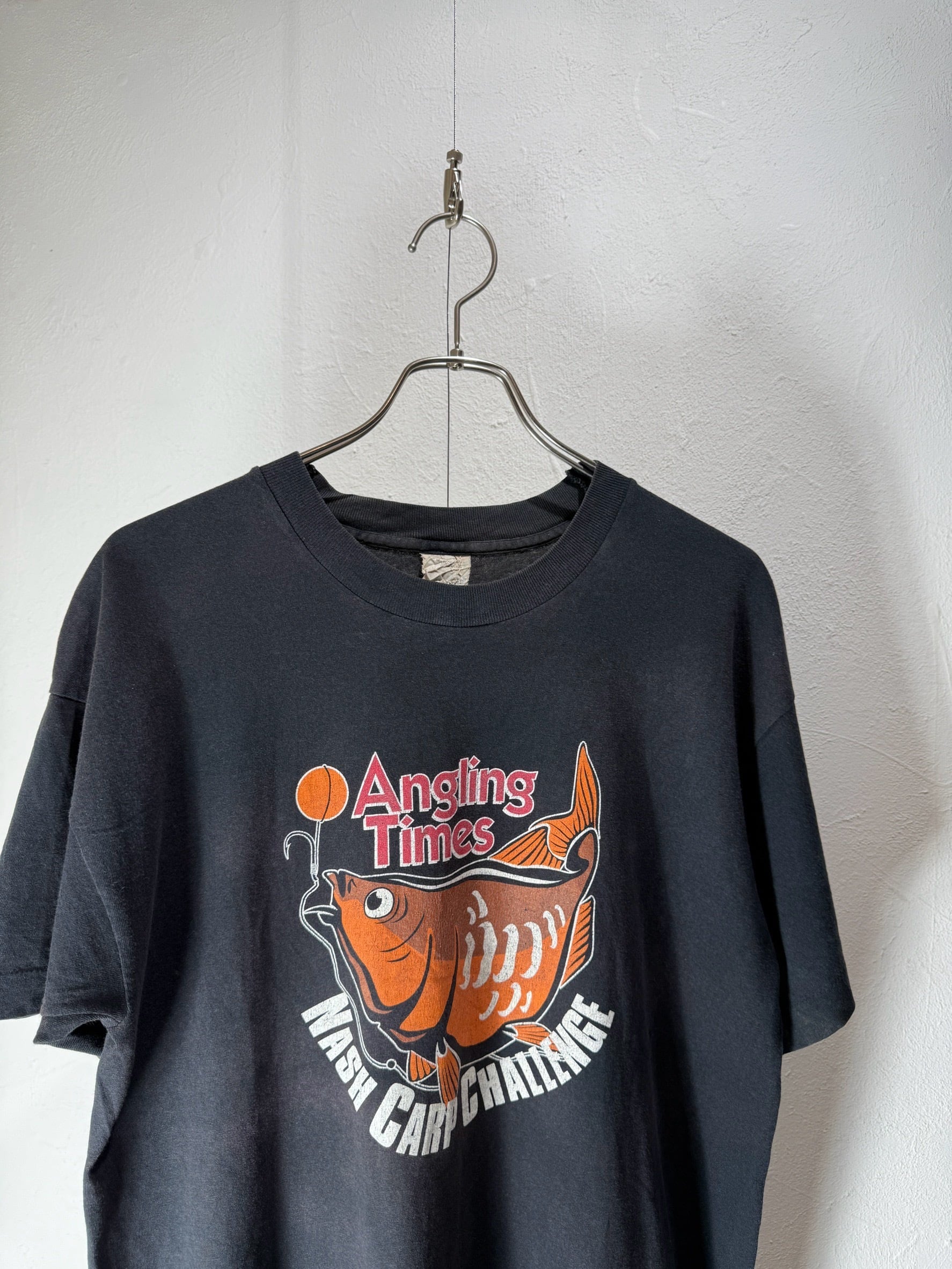 90’s UK “Angling Times × Nash Carp Challenge” Fishing T-shirt