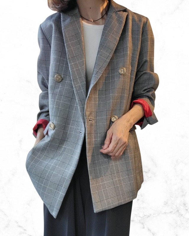 【11/4インスタライブ】裏地配色ジャケット　D8602　DOS DIOSAS  ドスディオサス　