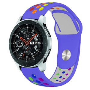 【在庫処分】[DMVEIMAL] 腕時計バンド 20mm 22mm スマートウォッチ ベルトレディースメンズ 用 スポーツ 交換バンド シリコン製 柔らかい ソフト 通気 多空気穴ベルト