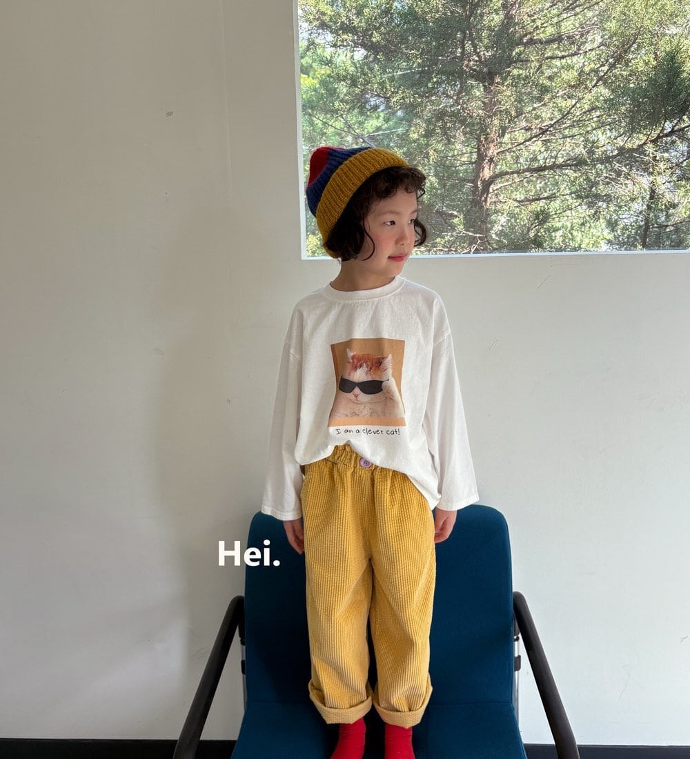 即納◆85-110 ニャンTシャツ-Hei.