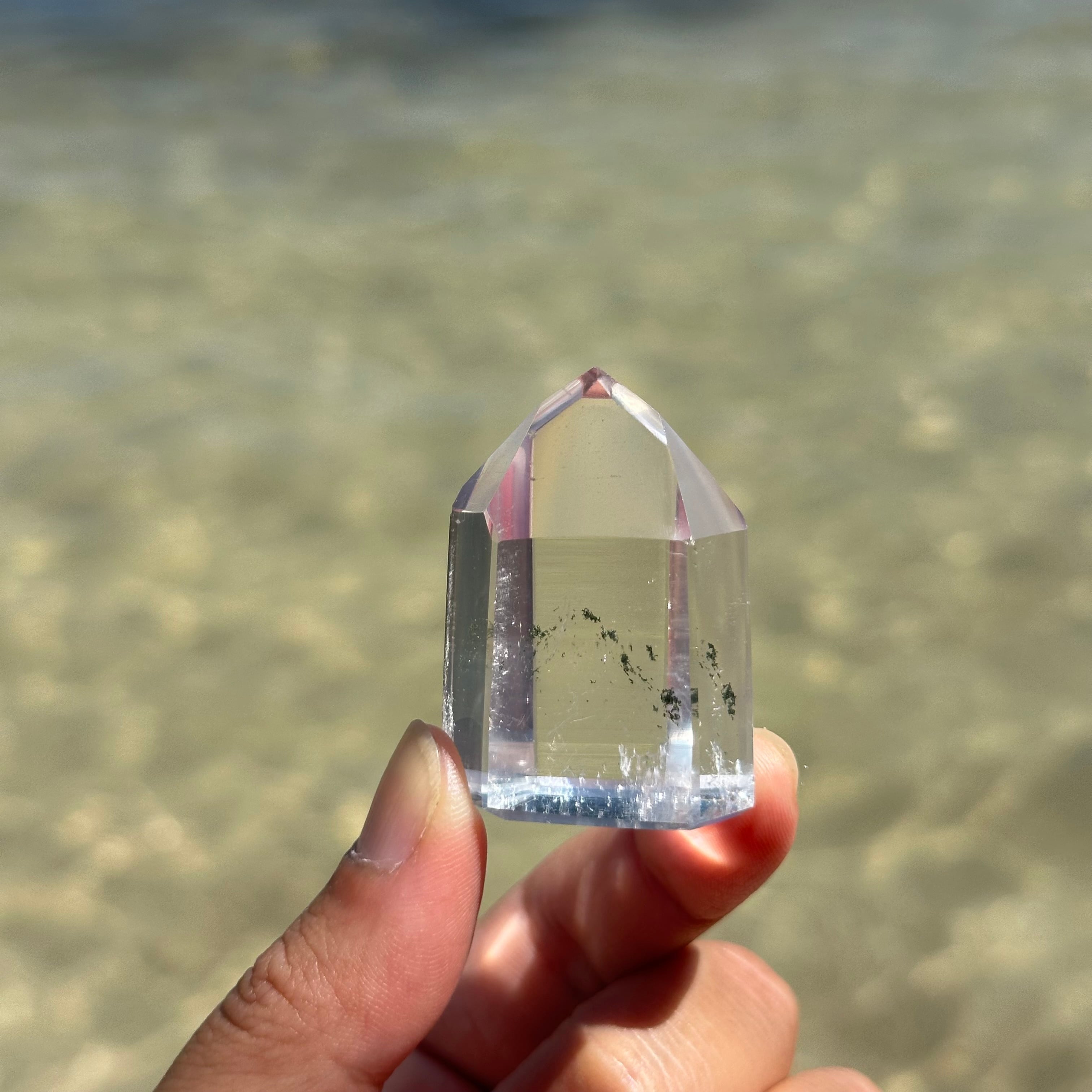 ブラジル産 水晶】ミニ ポイント タワー｜ロッククリスタル・一点もの