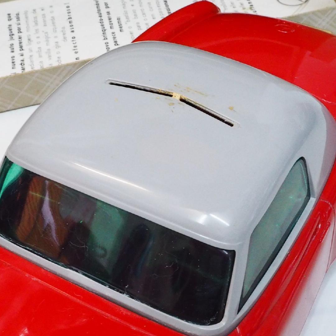 DUX 2000メルセデスベンツ190SL赤 糸で操作 糸切 プラ製ミニカー箱付