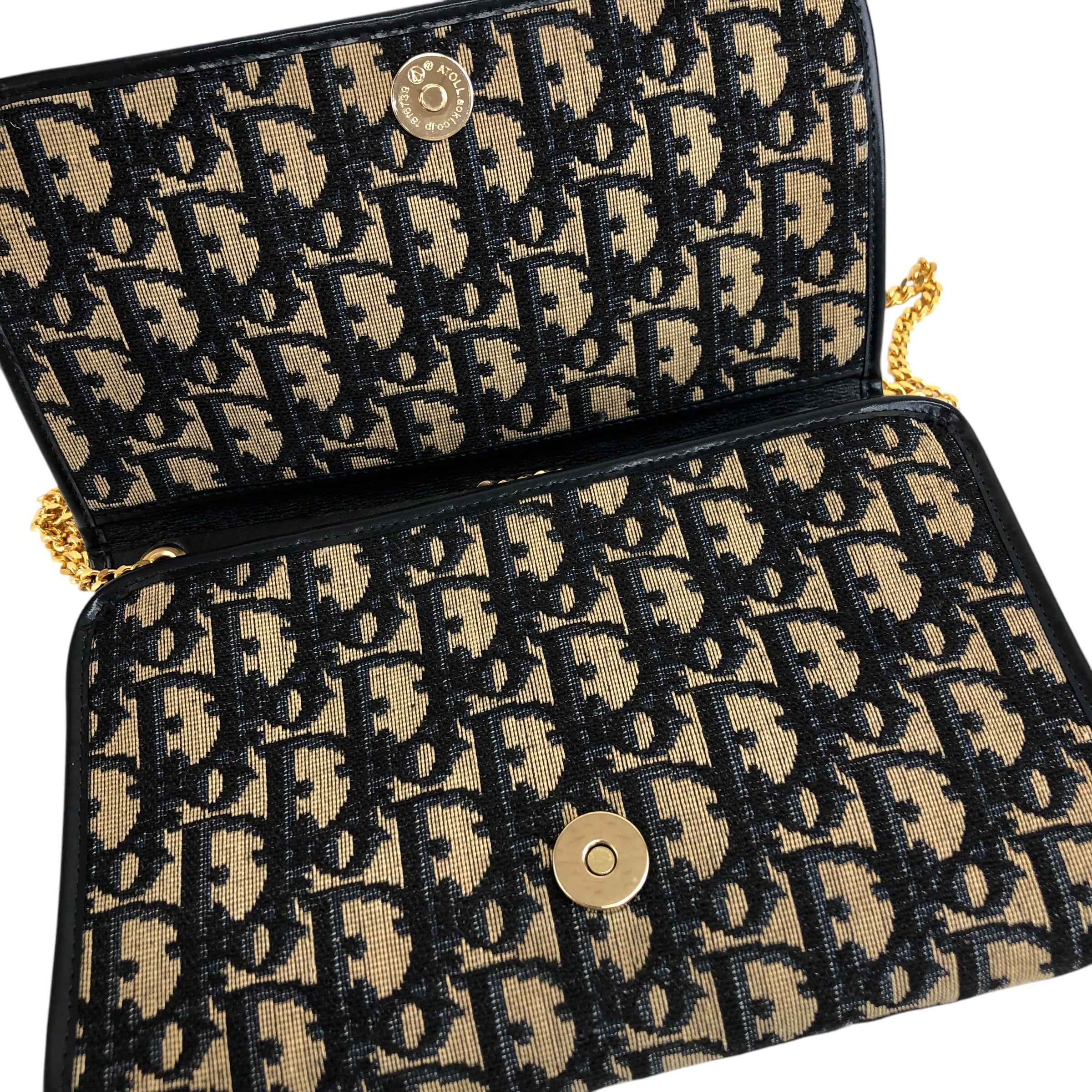 ヴィンテージ✨Christian Dior トロッター チェーンショルダーバッグ Christian Dior クリスチャン ディオール トロッター ショルダー