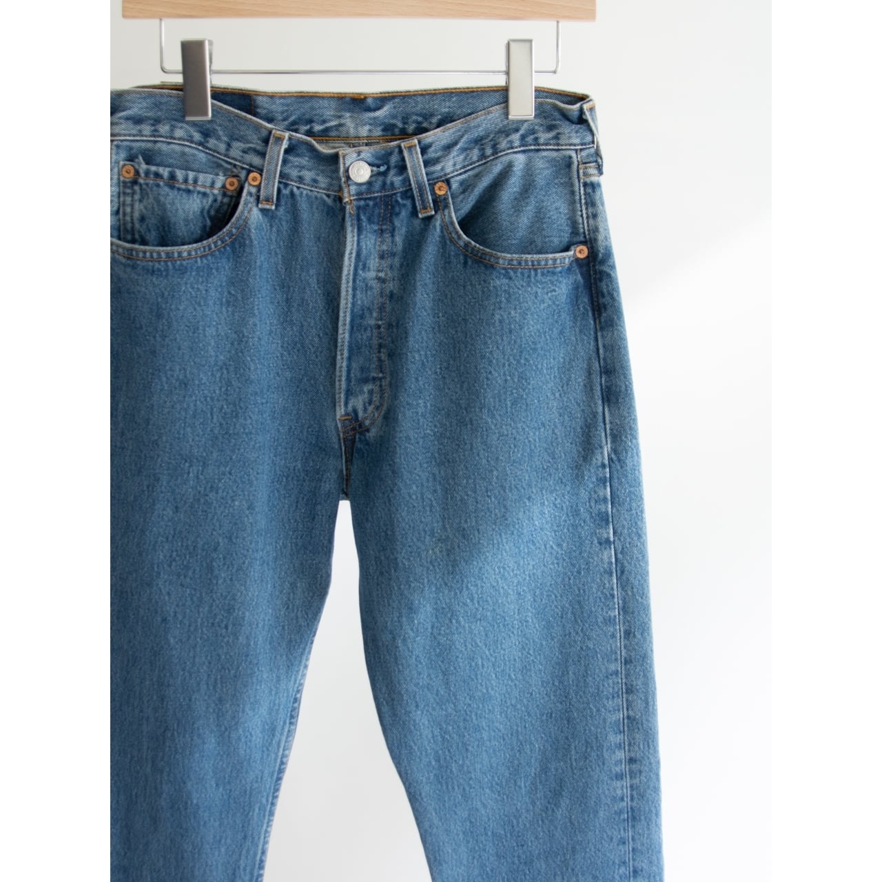 LEVI'S 501 FOR WOMEN】Made in U.S.A. 90's Straight Denim Pants W31
