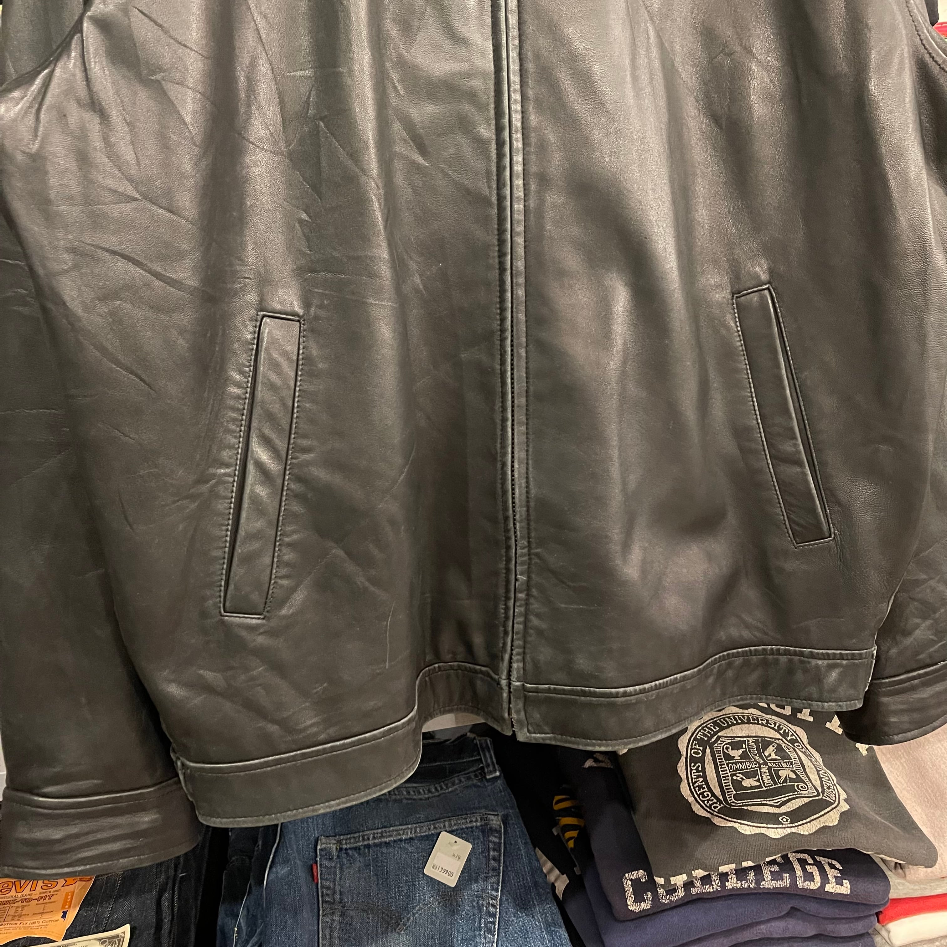 90s Polo By Ralph Lauren Leather Jacket | VOSTOK