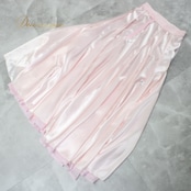 社交ダンス 衣装 スタンダード スカート レッスンウェア レディース サンヨシムラ ピンク系 無地 シンプル フォーマル 練習着 上品 フレアスカート チュール風 きれいめ エレガント パステルカラー 薄ピンク 日本製 レッスン 競技用 スタンダード用 ダンス衣装 Sサイズ ポリエステル ファスナー付き スカート単品