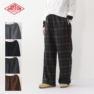 DANTON [ダントン] W EASY STRAIGHT PANTS [DT-E0138 WRF] イージーストレートパンツ・イージーパンツ・ウールパンツ・アウトドア・キャンプ・LADY'S [2023AW]