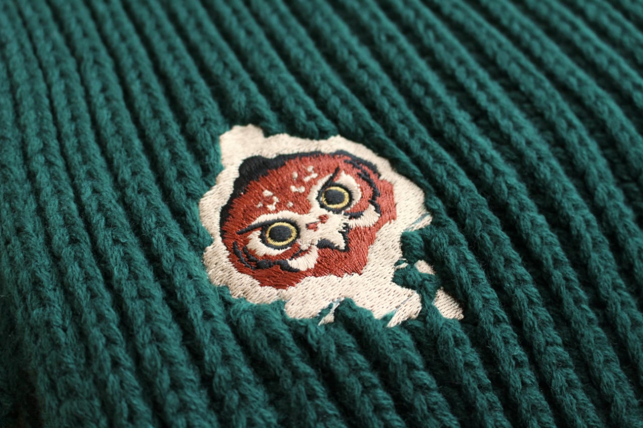 サボテン暮らし』マフラー | 十堂 -tsunashido-